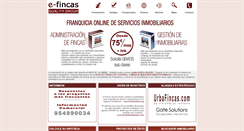 Desktop Screenshot of efincas.com