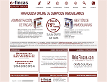 Tablet Screenshot of efincas.com